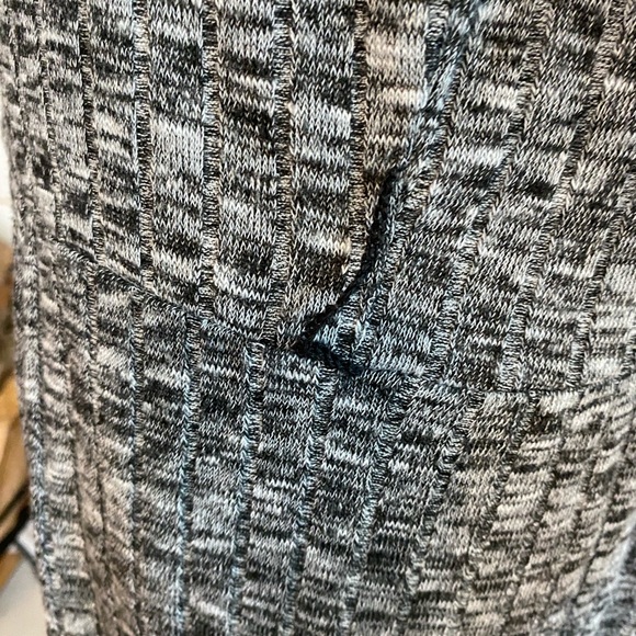 Robbie Bee Women’s Midi Sweater Dress, Fit & Flare, Gray/Black Size L - Picture 6 of 11